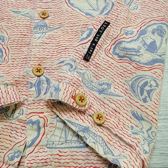 Lost Enterprises Surf Lost At Sea Mermaid Ship Marlin Small Hawaiian - Picture 4 of 10